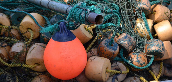 Fish sampling gear, nets. Photo by ACRCC.