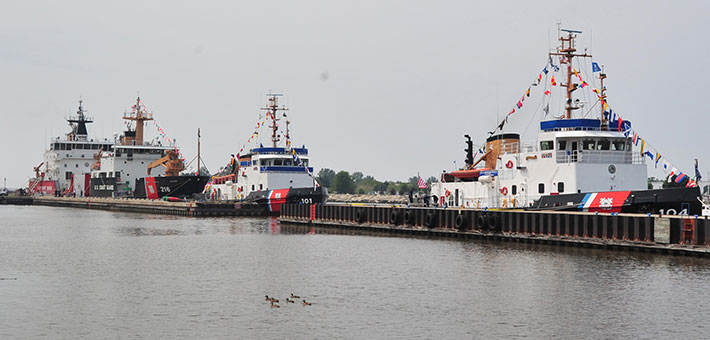 Coast Guard Boats. Photo courtesy of USCG.